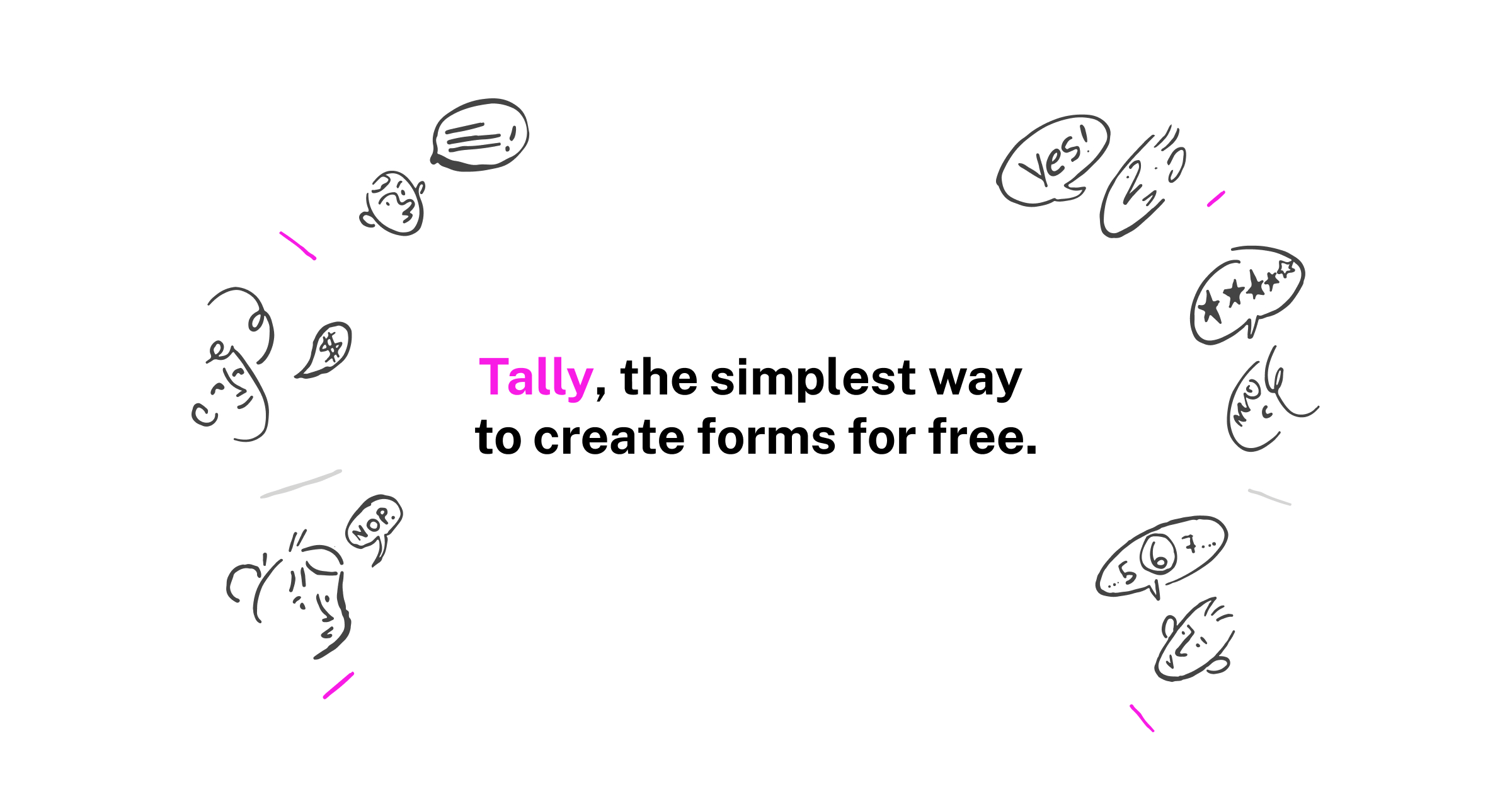 Tally.so — promotional image published by tally.so